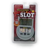 Classic Games Mega Screen Slot Machine Handheld Arcade Game