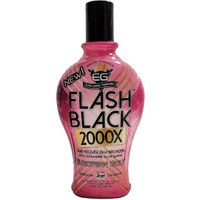 European Gold Flash Black 2000X Indoor Tanning Lotion With Time-Release Dha Bronzers  12 Ounce