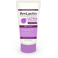 Amlactin Ultra Smoothing - 4.9 Oz Body & Hand Cream With 15% Lactic Acid - Exfoliator And Moisturizer For Rough And Bumpy Dry Skin (Packaging May Vary)
