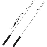 Jakeei 2 Pack 16 Inch Puppet Handles Arm Control Rod Metal Puppet Stick Accessory For Small And Large Puppets
