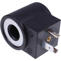 Ztuoauma Solenoid Valve Coil 3 Prong Din Connector 24Vdc 6306024 Compatible With Hydraforce 08 80 88 98 Series(1/2'' Hole)