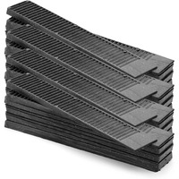 Composite Shims (24 Pack) - Hard Composite Shims For Home Improvement - Never Rot Shims For Leveling - Restaurant Table Shims - Table Wedges - Toilet Shims - Diy Furniture Levelers - Stock Your Home