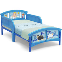Delta Children Plastic Toddler Bed  Plastic/Steel  Cocomelon