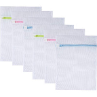 Mesh Laundry Bags 6-Pack Medium 16 X 12 Inch Laundry Wash Bag Colorful Zipper For Delicates  Blouse  Hosiery  Stocking  Underwear  Bra Lingerie  Sweater  Travel Storage Bag