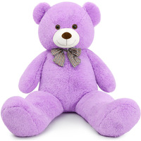 Maogolan Big Purple Human Size Teddy Bear 4 Feet 47 Inch Huge Lavender Teddy Extra Large Lilac Bears For Girlfriend Wife