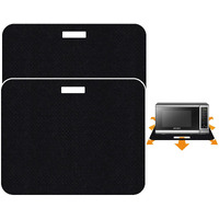 Siudangka Heat Resistant Mat For Air Fryer With Sliding Function  2 Pcs 15 * 18 In Heat Resistant Pad Sliding Caddy Countertop Protector Mat Air Fryer Mat For Most Xl Air Fryer Oven Microwave Oven