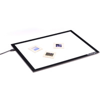 Photomyne A4 Slide Viewer | Light Pad Backlight | Negative Viewer | Film Negatives & Old Slides Scanning Light Box | Hands-Free Ultra-Thin Ultimate Brightness (Includes Usb Adapter) - Black