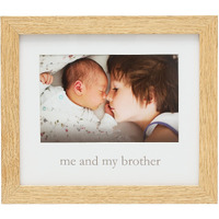 Kate & Milo Me & My Brother Frame  Sibling Keepsake Frame  Baby Nursery D?Cor Wall Art Picture Frame