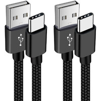 Voty ?2-Pack 6Ft Usb-C Charger Cable For Motorola Moto G Fast/G Power/G Stylus Moto G8 G7 G7 Play G7 Plus G7 Power G6 G6 Plus X4 Z3 Z2 Play Z Droid Force Braided Usb Type C Charge Charging Cord