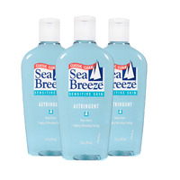 Seabreeze Deep Cleaning Facial Astringent For Sensitive Skin  10 Fluid Ounce (Pack Of 3) (Se03052Wm)