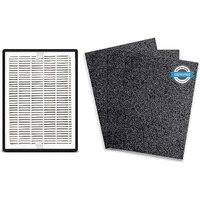 Levoit Lv-H126 Air Purifier Replacement Filter  High-Efficiency Activated Carbon  3 Extra Pre-Filters  Lv-H126-Rf  Black