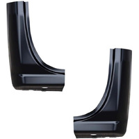 For Chevy Silverado 1500 2014 15 16 17 18 2019 Cab Corner Driver And Passenger Side | Pair | Crew Cab | 9 X 6 X 16 Inches | Made Of Steel | Replacement For Rrp4504  Rrp4505