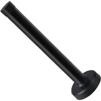 Kolako Door Stop  Long Door Stopper 10 Inch Wall Mounted Black Doorstops With Rubber Bumper Tip Baby Proof Extended Door Holder  Stainless Steel Extra Long Door Stops