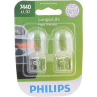 Philips 7440Llb2 7440 Longerlife Miniature Bulb  2 Pack