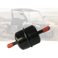 Qymoto Inline Fuel Filter 5/16"" Canister For Hisun Sector Vector 250 400 450 500 550 700 750 Coleman Utv Axis 500 700 Massimo Msu500 700 Cub Cadet Challenger Parts