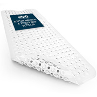 Slipx Solutions Power Grip 39X16 Bathtub & Shower Mat | Premium Non-Slip Bath Safety | Solid White