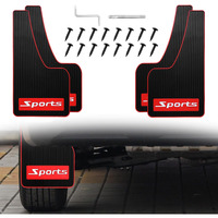 4 Pcs Car Mud Flaps Universal Rubber Mudguard - Soft Material Automotive Fender - Splash Guards Rubber Mud Guard Universal Pickup Suv - No Collision Universal 43Cm23Cm0.5Cm