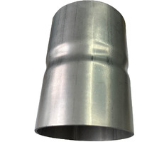 Universal Id 2.5"" To Id 2.5"" Stainless Steel Exhaust Reducer Adapter Coupler Pipe (2 1/2"" X 3.6"")