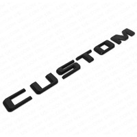 1Pc 2019-2023 Silverado 1500 Tailgate Custom Letter Logo Emblem 3D Badge Nameplate Replacement For Silverado (Matte Black)