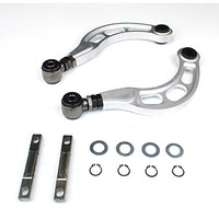 Godspeed Ak-043-Silver-A Adjustable Rear Camber Arm  Silver  Set Of 2  Compatible With Honda Civic 2006-15