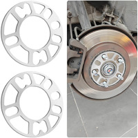 Cxccoi 2Pcs 8Mm Car Wheel Spacers Hubcentric Wheel Spacers For Pcd 98-120Mm 4 Or 5 Cam Lugs & 4X100/4X114.3/5X105/5X112 Bolt Pattern Spacers For Car Accessories For Hub (4 Or 5 Lugs Universal-8Mm)