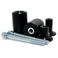 Shogun Usa Made Kaw Zx6R Zx-6R Zx6Rr Zx636 2013 2014 2015 2016 2017 2018 Black No Cut Frame Sliders Fits Abs & Non Abs Models - 750-4449