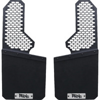 Reno Mud Flaps  Driver & Passenger Sides Splash Guards Heavy Duty Vehicle Sediment Protection Compatible With Universal Truck Suv Off-Road Car (Front/Rear  Only 2Pcs)