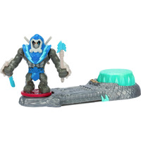 Legends Of Akedo Ninja Bosses  Cyber Blade  3"" Tall Battling Action Figure With 360 Blade Defense And Attack Spin Action  Double Defense Armor That Pops Off When Struck  4 Ninja Bosses To Collect