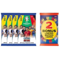 Topps Official Euro 2024 Match Attax - Eco Mega Multipack (Reduced Packaging Version) - Contains 32 Euro 2024 Match Attax Cards Plus 2 Random Limited Edition Cards.