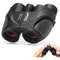 6X25 Compact Binoculars  Bak-4 Prism 9.5 Wide Field Of View 21Mm Eyepiece With Ed Lens  Black
