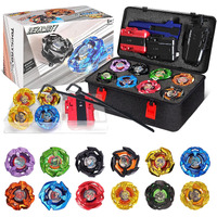 Dezawrty X Battling Set  12 Spinning Tops  3 Launchers And 1 Grip With Storage Box  Kids Toys Birthday Gift Ideal For 6+ Years Old Boys