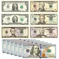Neofield 210 Pcs Fake Money Prop Money Play Money Set For Movie Props  Photography  Educational Play  Magic Tricks.