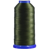 Selric [1700Yards / 26 Colors Available] Tex 70 Bonded Nylon Thread For Leather Sewing 210D/3 T70#69 Heavy Duty Upholstery Thread For Leather And Other Heavy Fabric (Olive Green)