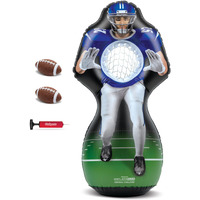 Gosports Football Toss Game For Kids - 4 Ft Inflatable Receiver Touchdown Toss Game