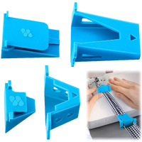 Ceoighe 1 Set Fabric Tube Maker For Fabric Roll Rugs  Sewing Tube Makers For Rug  Bias Tape Maker Suitable For Diy  Making Roll Rugs Easier 676226  Patented Design (Blue)