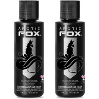 Arctic Fox Vegan And Cruelty-Free Semi-Permanent Hair Color Dye - Transylvania 4 Fl Oz (Pack Of 2)