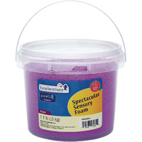 Excellerations Spectacular Sensory Foam - Purple  1.1 Lb (500 G)  Interactive Toy For Kids  Tactile Exploration  Mess-Free Kinetic Foam For Sensory Play  Calm-Down Tool  Classroom Or Home School Use