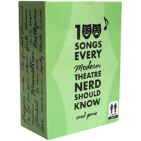 Spinningrock  100 Songs Every Theatre Nerd Should Know - Ultimate Musical Theatre Card Game - Modern Deck