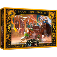 Cmon A Song Of Ice And Fire Tabletop Miniatures Baratheon Heroes Ii Box Set - Leaders Of The Stormlands  Strategy Game For Teens And Adults  Ages 14+  2+ Players  45-60 Minute Playtime  Made By Cmon