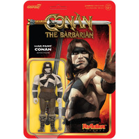 Super7 Conan The Barbarian War Paint - 3.75"" Conan Action Figure With Accessory Classic Movie Collectibles And Retro Toys