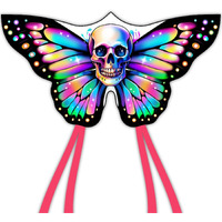 Yfafengs Butterfly & Skull Kites For Kids And Adults - Easy Fly Kites With Tail For Beach  Park  And Easter Outdoor Activities - Perfect For Family Fun And Kids Ages 8-12