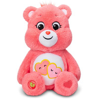 Care Bears 14"" Love-A-Lot Bear Plushie - Medium Size - Pink Plush For Ages 4+ - Perfect Stuffed Animal Holiday  Birthday Gift  Super Soft And Cuddly - Good For Girls And Boys  Collectors