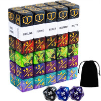 63 Pieces Mtg Dice Counters Bulk Ability Keywords Mtg Tokens Shield Life Counter 6 Sided Dice Set For Magic The Gathering Tcg Cards Gaming Accessories