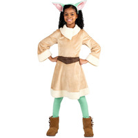 Jazwares Star Wars Girls Grogu Costume  Mandalorian Child Yoda  Kids Halloween Costume  Child - Officially Licensed Large