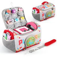 Ouknak Carrying Case For Toniebox Starter Set  Storage Carrier Bag For Toniebox Audio Player Carrying Box For Toniebox Accessories Travel Carrying Bag For Toniebox (White)