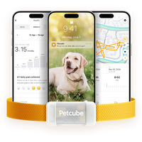 Petcube Gps Tracker For Dogs | Pet Gps Location Tracker With Escape Alerts And Virtual Fences  Activity And Wellness Monitoring  Glows In A Dark  Water And Dust Proof