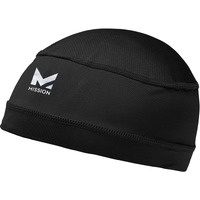 Mission Cooling Helmet Liner  Black - Lightweight & Breathable - Cools Up To 2 Hours - Upf 50 Sun Protection - Machine Washable
