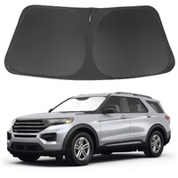 Windshield Sun Shade Fit For 2020-2024 2025 Ford Explorer Suv  St Xlt  Limited  Platinum Accessories Foldable Sunshade Sun Visor Protector Keep Car Cool