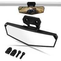 Rerpro Rzr Pro Xp Center Rear View Mirror Compatible With 2020 2021 2022 2023 2024 2025 Polaris Rzr Pro Xp/4 Rzr Turbo R/4#2883763 Rearview Mirror Convex High-Definition Race Utv Rear View Mirror