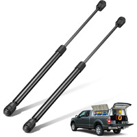 Bdfhyk C16-19568 16 Inch 40Lbs/(178N Gas Strut Shock Lift Support For Are Leer Camper Shell Topper Rear Window  Truck Bed Cover  Cabinet Lid Door  Trap Door  Outdoor Bench  Shed Window  Set Of 2